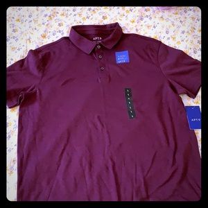 Burgundy Men Shirt size L